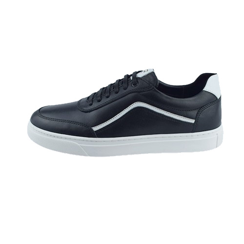 Basket pour homme 324 noir cuir ...............   Basket cuir pour homme Maroc